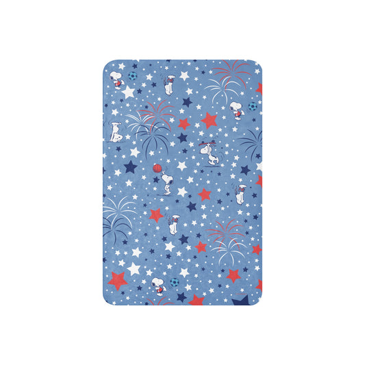 Snoopy Sports and Stars Sherpa Blanket-0