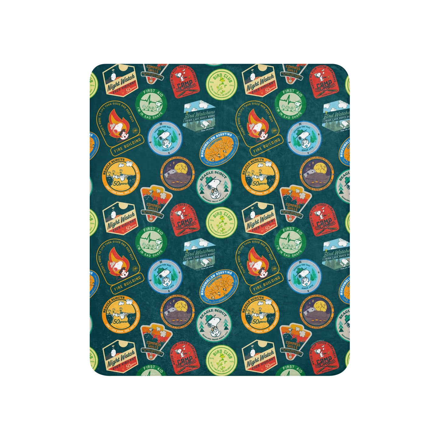 Beagle Scouts 50 Years Badges Sherpa Blanket