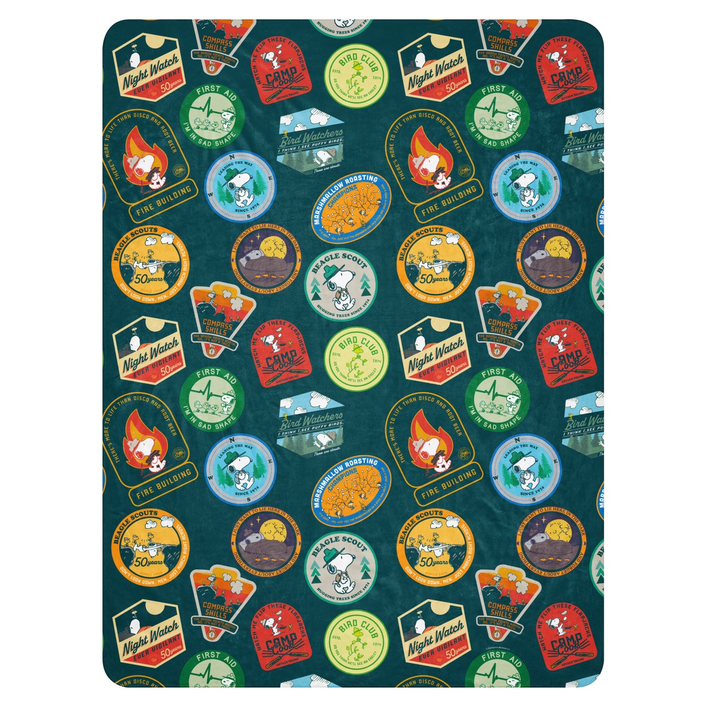 Beagle Scouts 50 Years Badges Sherpa Blanket