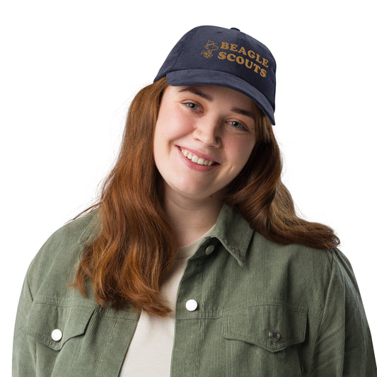 Woodstock Beagle Scouts Embroidered Vintage Corduroy Hat-2