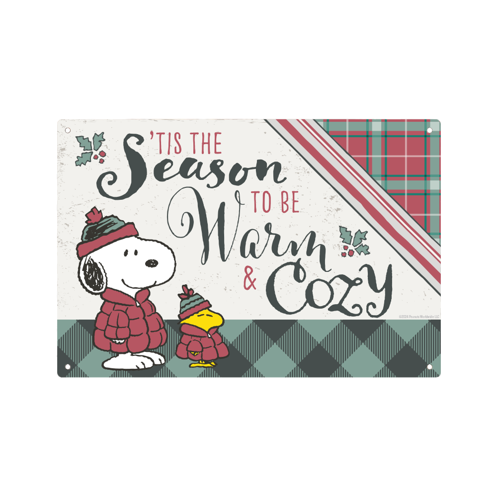 Peanuts This Is The Season Metal Sign