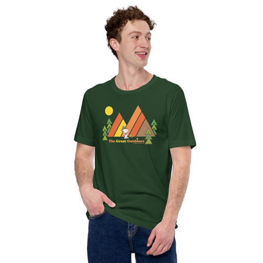 Beagle Scout The Great Outdoors Adult T-Shirt-4