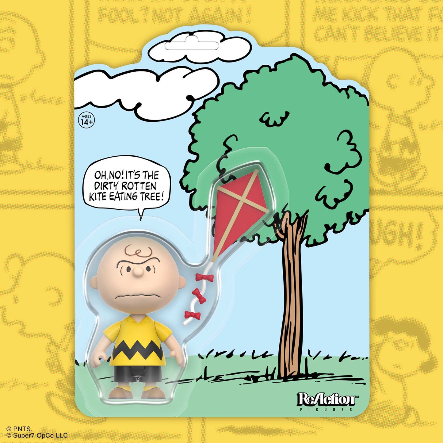 Close up of Charlie Brown figure with five points of articulation.