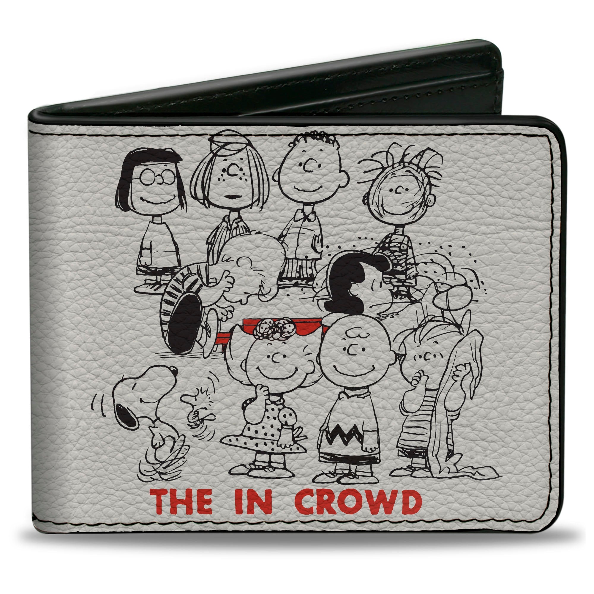 Peanuts Gang Bi-Fold Wallet - The In Crowd Pose | The Peanuts Store