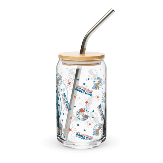 Peanuts All American Rodeo Club Can-Shaped Glass-3