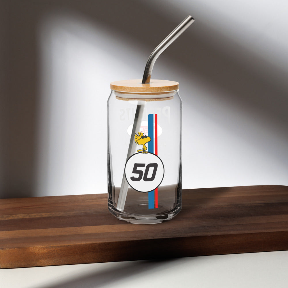 Peanuts Motorsport Can-Shaped Glass