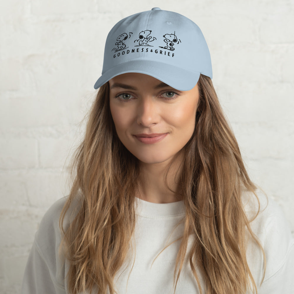 Peanuts Snoopy Happy Dance Embroidered Dad Hat
