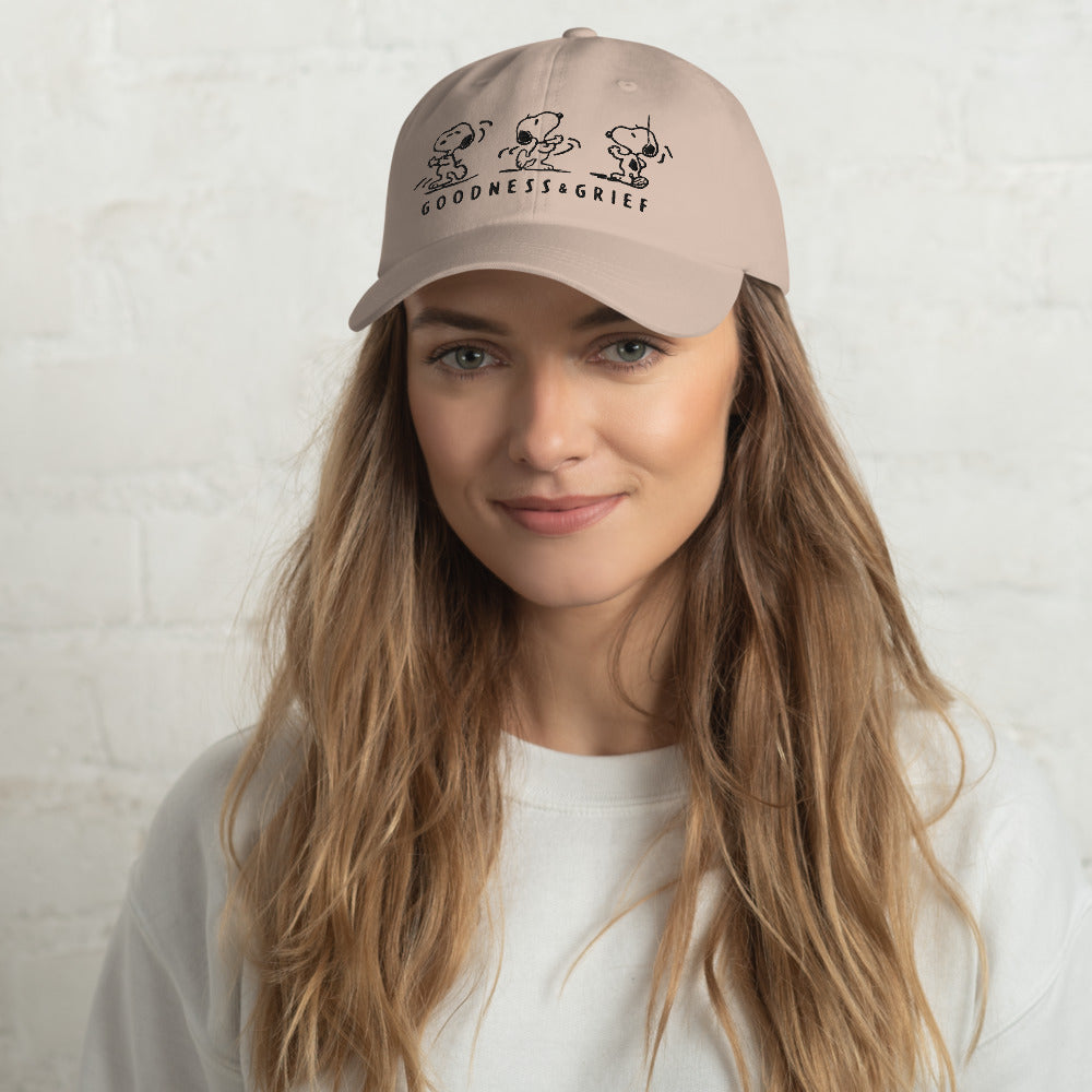 Peanuts Snoopy Happy Dance Embroidered Dad Hat