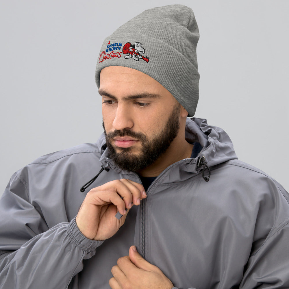 Peanuts A Charlie Brown Christmas Embroidered Beanie