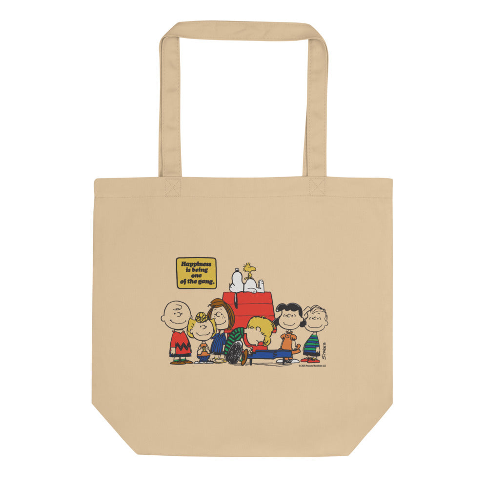 Peanuts Happiness Is Being Part Of The Gang Tote Bag Oyster
