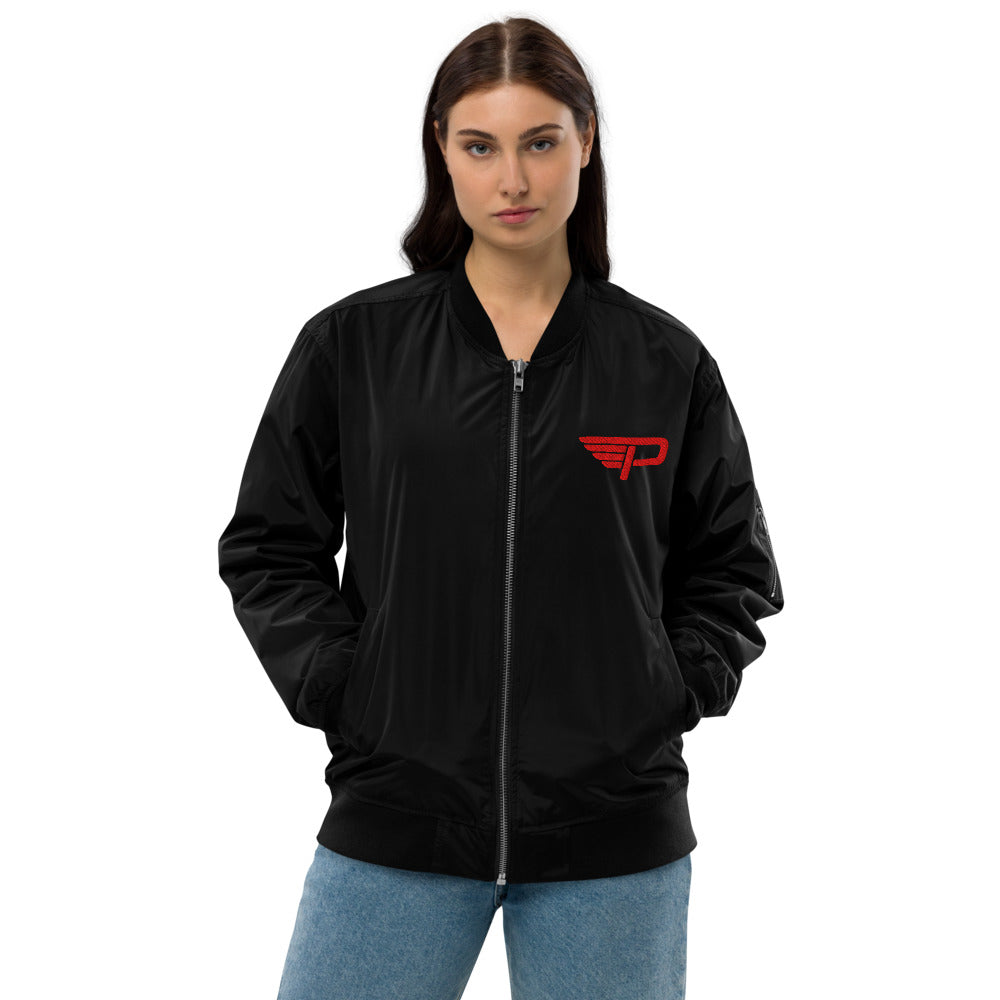 Peanuts Motorsport Embroidered Bomber Jacket