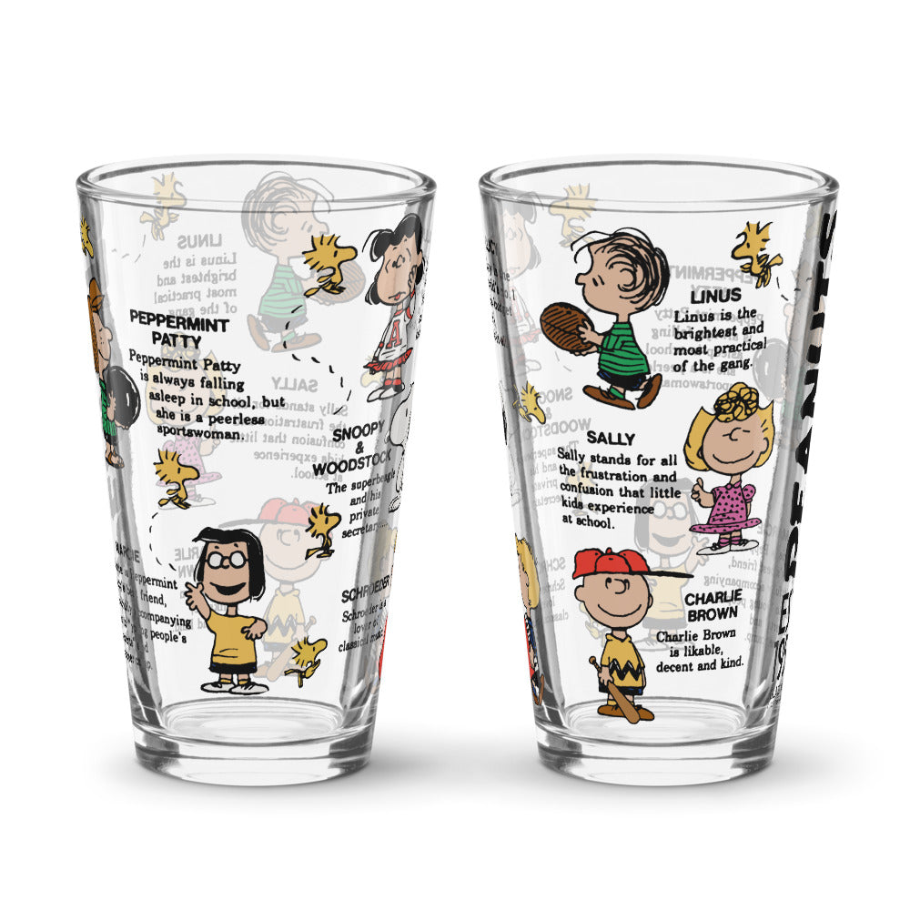 Peanuts 75th Anniversary Pint Glass #1