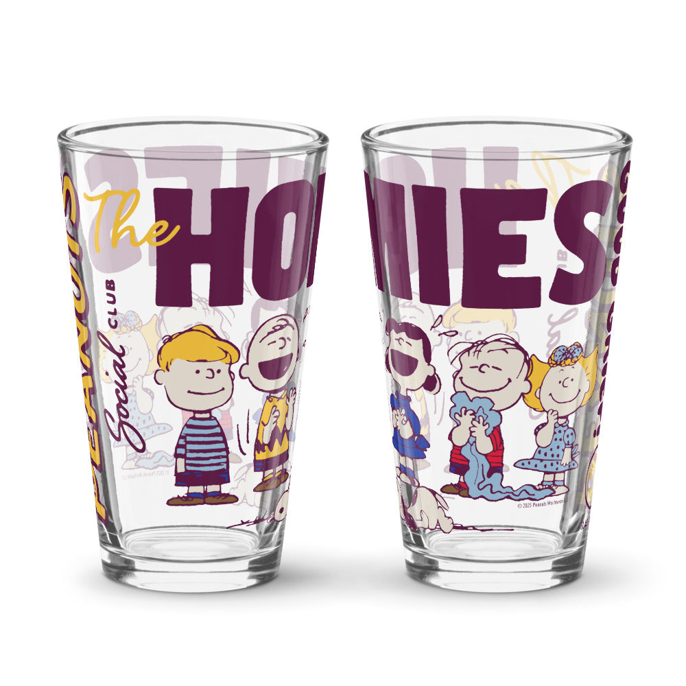 Peanuts The Homies Pint Glass