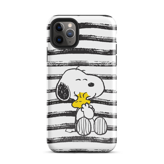 Peanuts Snoopy And Woodstock Hug iPhone Case-6