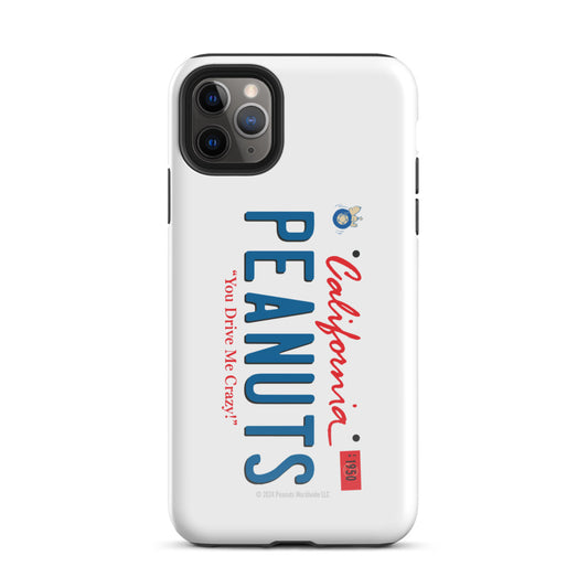 Peanuts License Plate iPhone Case-6