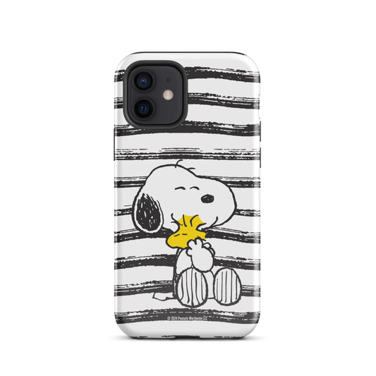 Peanuts Snoopy And Woodstock Hug iPhone Case-9