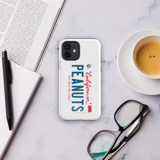 Peanuts License Plate iPhone Case-11