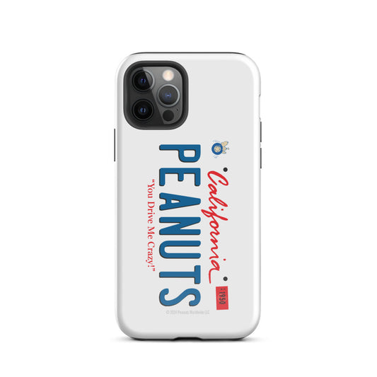 Peanuts License Plate iPhone Case-15