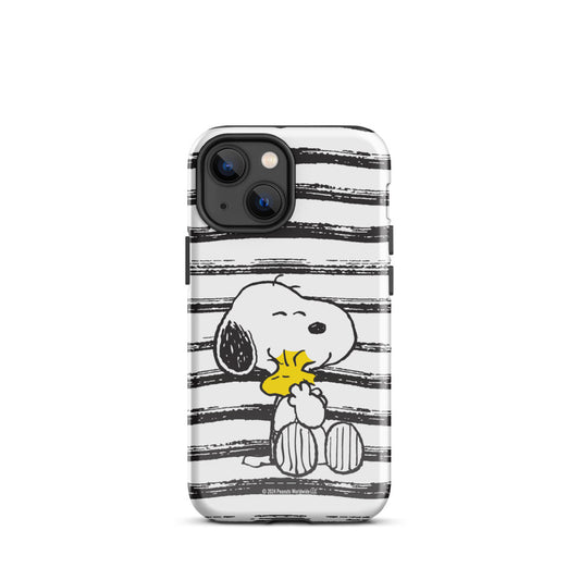 Peanuts Snoopy And Woodstock Hug iPhone Case-24
