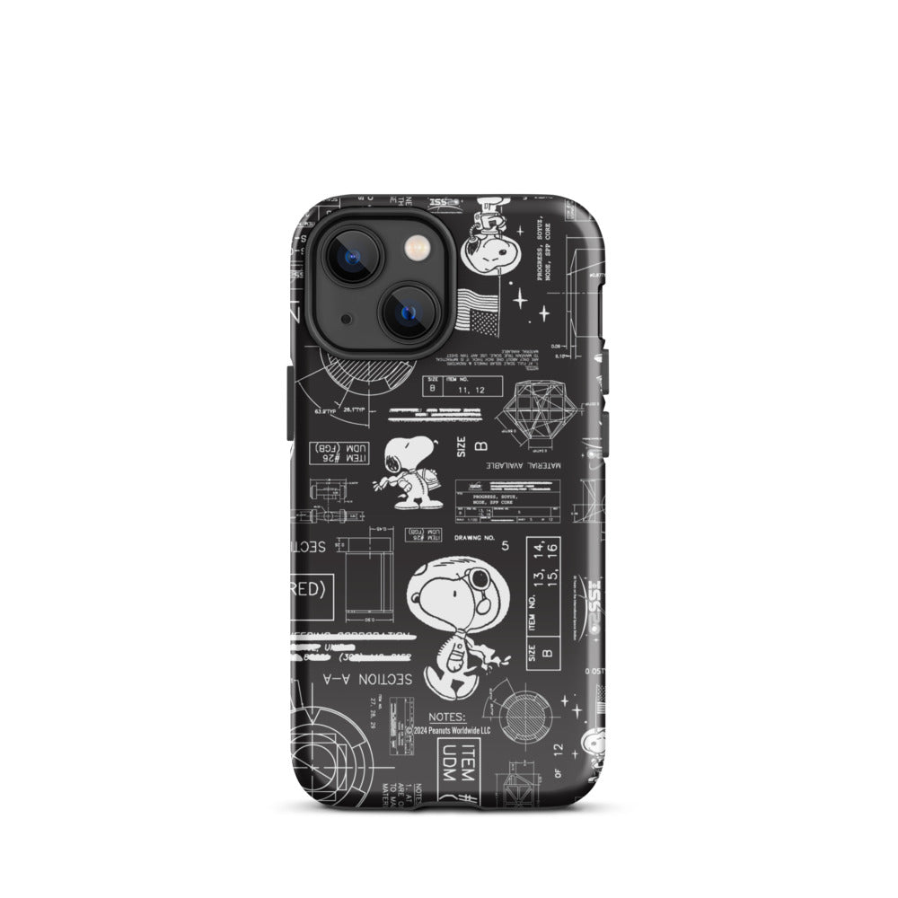 Peanuts Snoopy Space iPhone Case