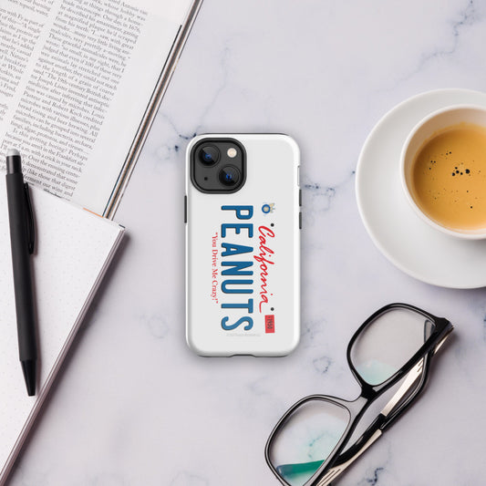 Peanuts License Plate iPhone Case-26