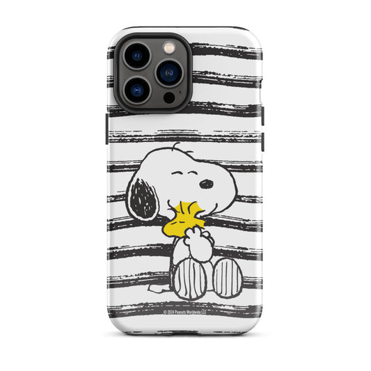 Peanuts Snoopy And Woodstock Hug iPhone Case-30