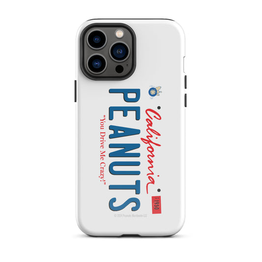 Peanuts License Plate iPhone Case-30