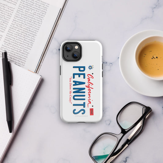 Peanuts License Plate iPhone Case-35