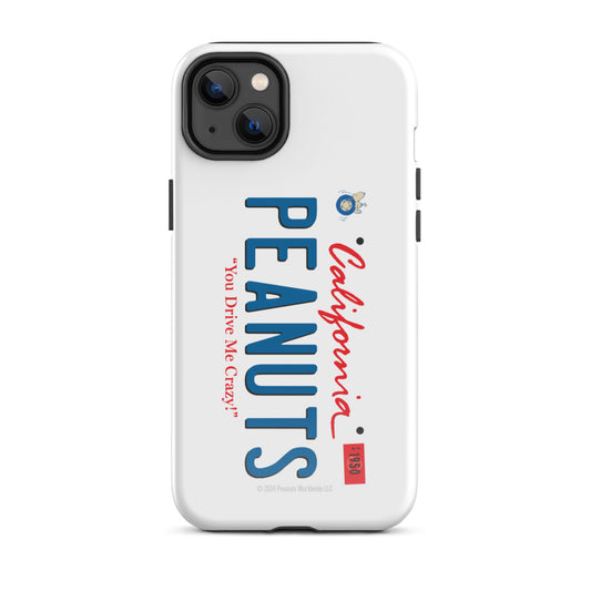 Peanuts License Plate iPhone Case-36