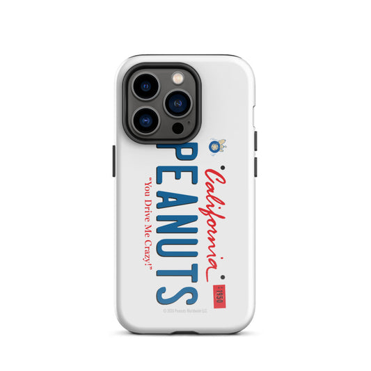 Peanuts License Plate iPhone Case-39