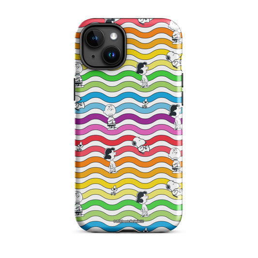 Peanuts Gang Waves Plate iPhone Case-48