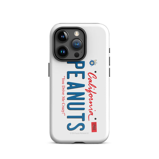 Peanuts License Plate iPhone Case-51