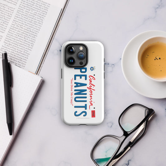Peanuts License Plate iPhone Case-53