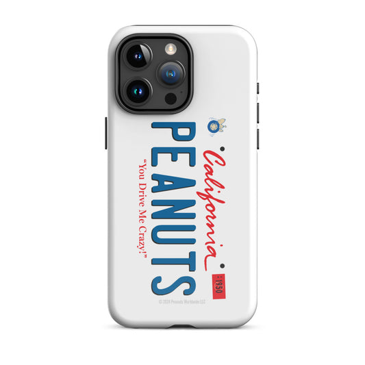 Peanuts License Plate iPhone Case-54