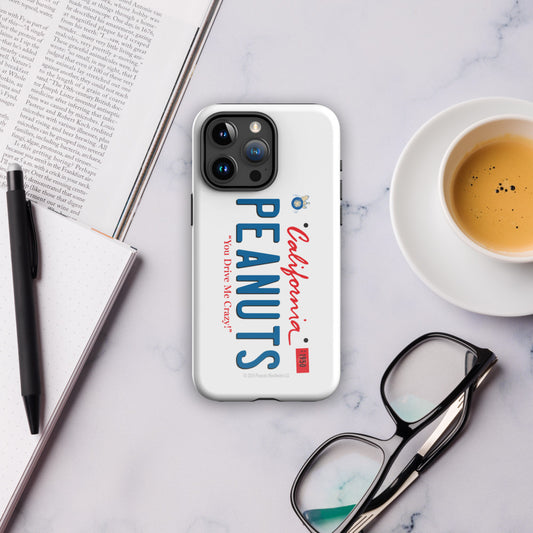 Peanuts License Plate iPhone Case-56