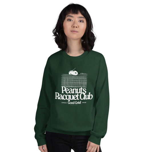 Peanuts Racquet Club Unisex Crewneck-1