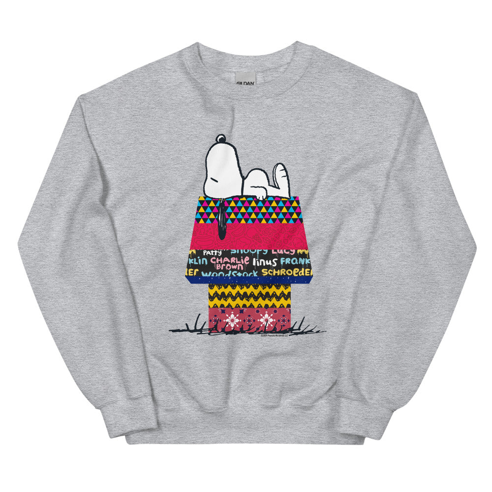 Peanuts Snoopy Doghouse Sweatshirt Cream