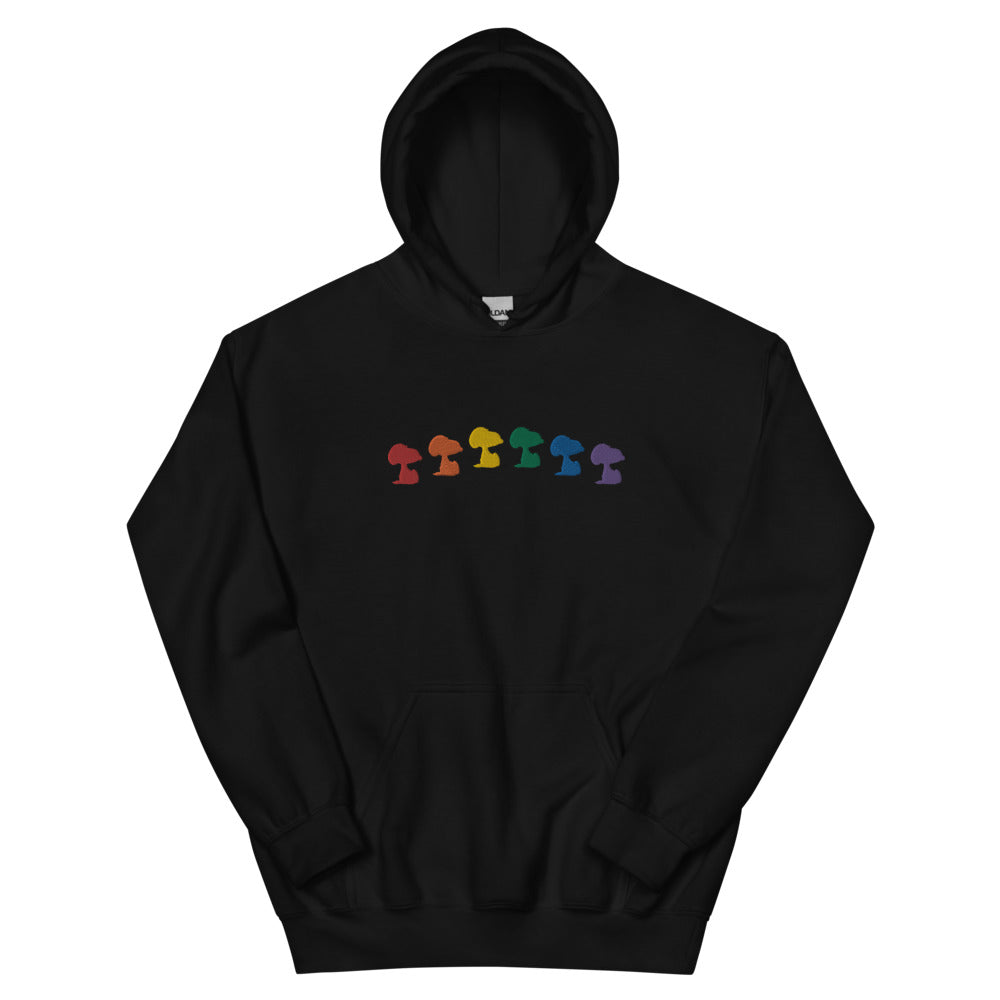 Peanuts Snoopy Rainbow Embroidered Unisex Hoodie