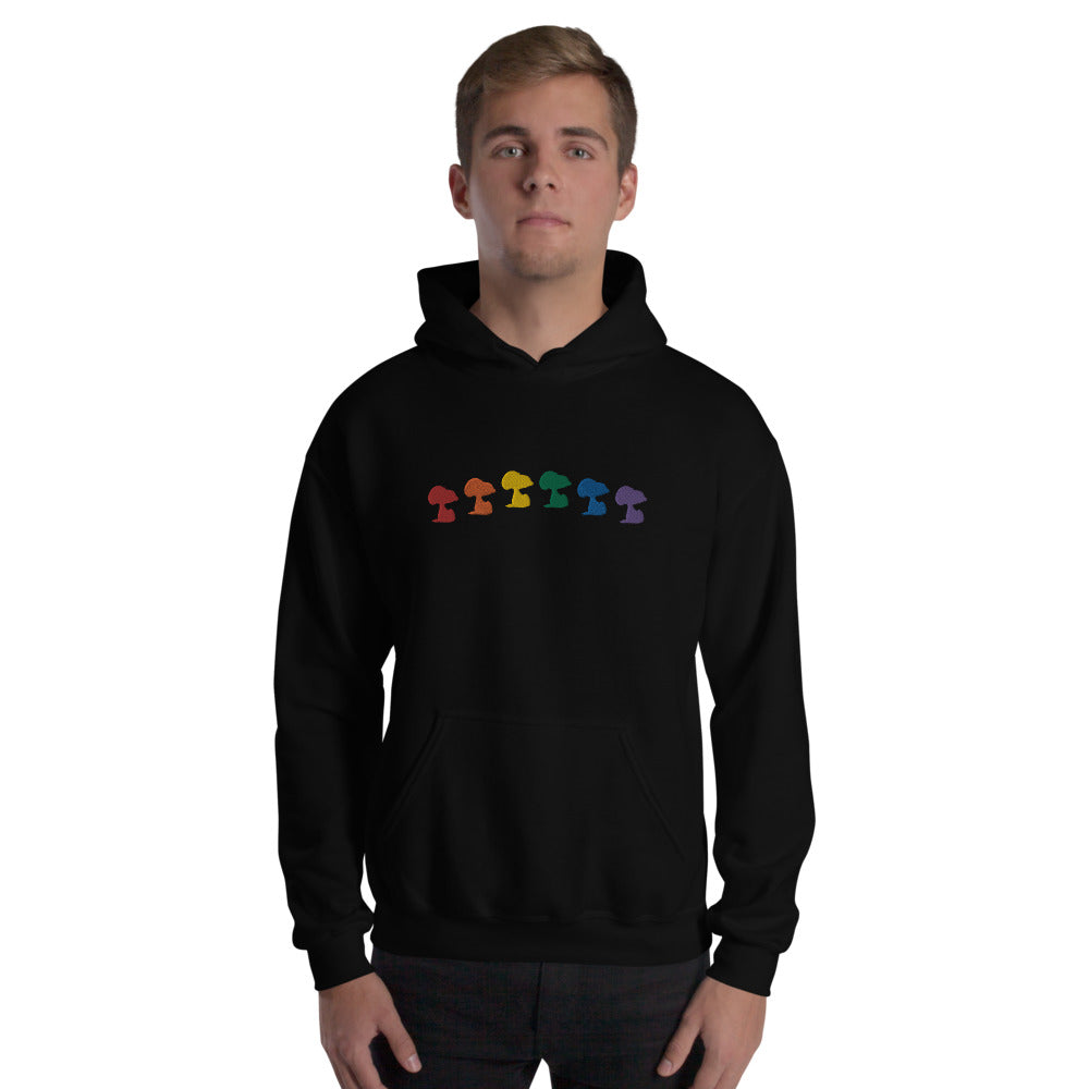 Peanuts Snoopy Rainbow Embroidered Unisex Hoodie