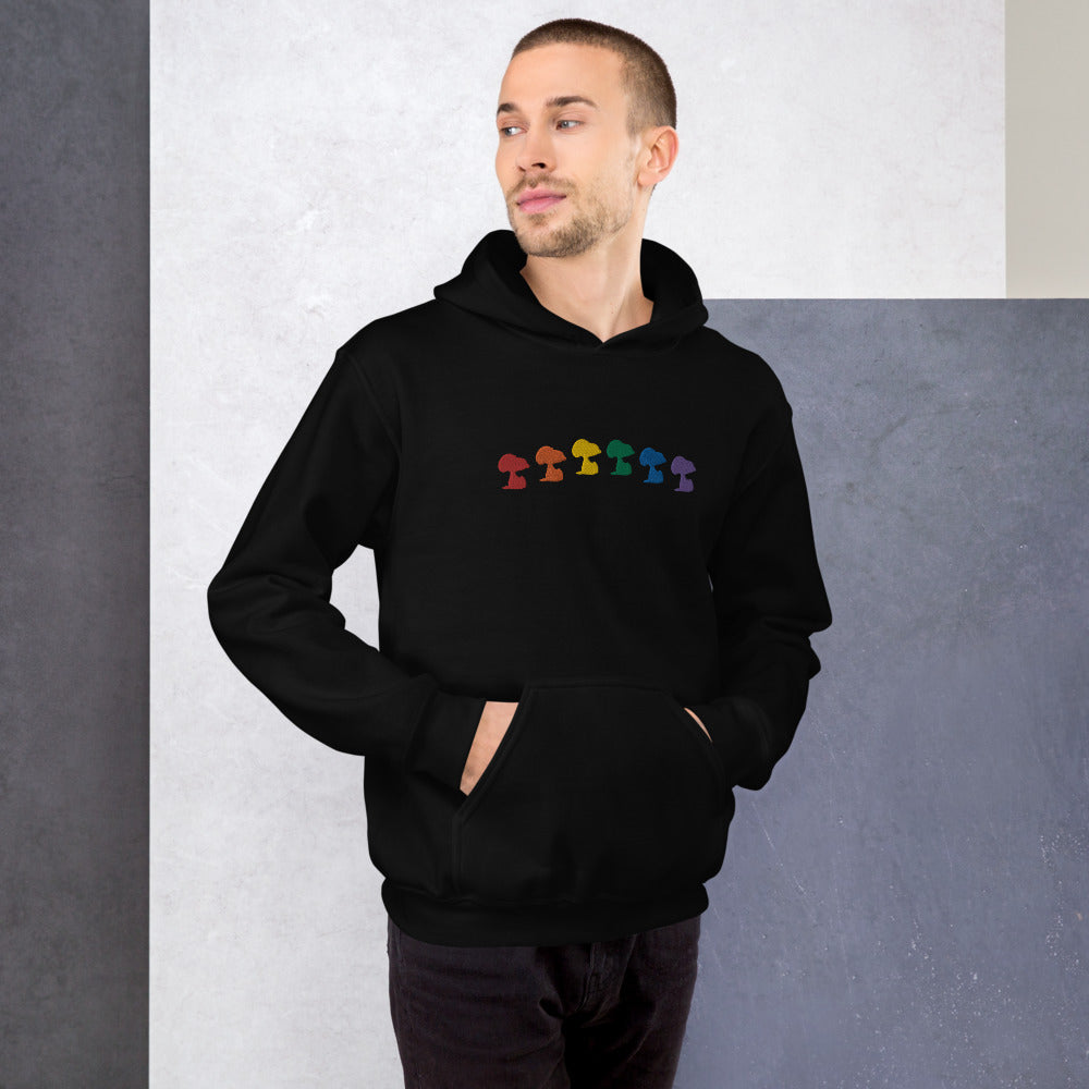 Peanuts Snoopy Rainbow Embroidered Unisex Hoodie