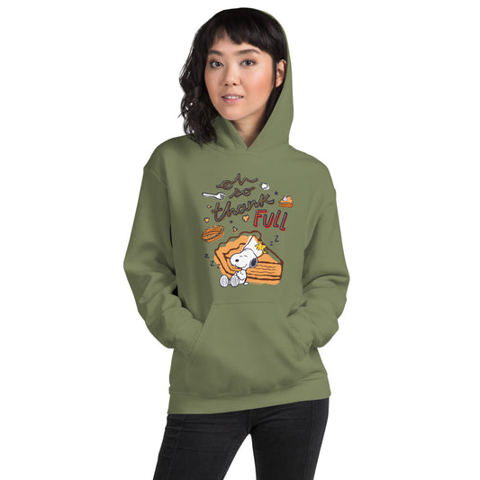 Peanuts Snoopy Oh So Thank FULL Unisex Hoodie-1