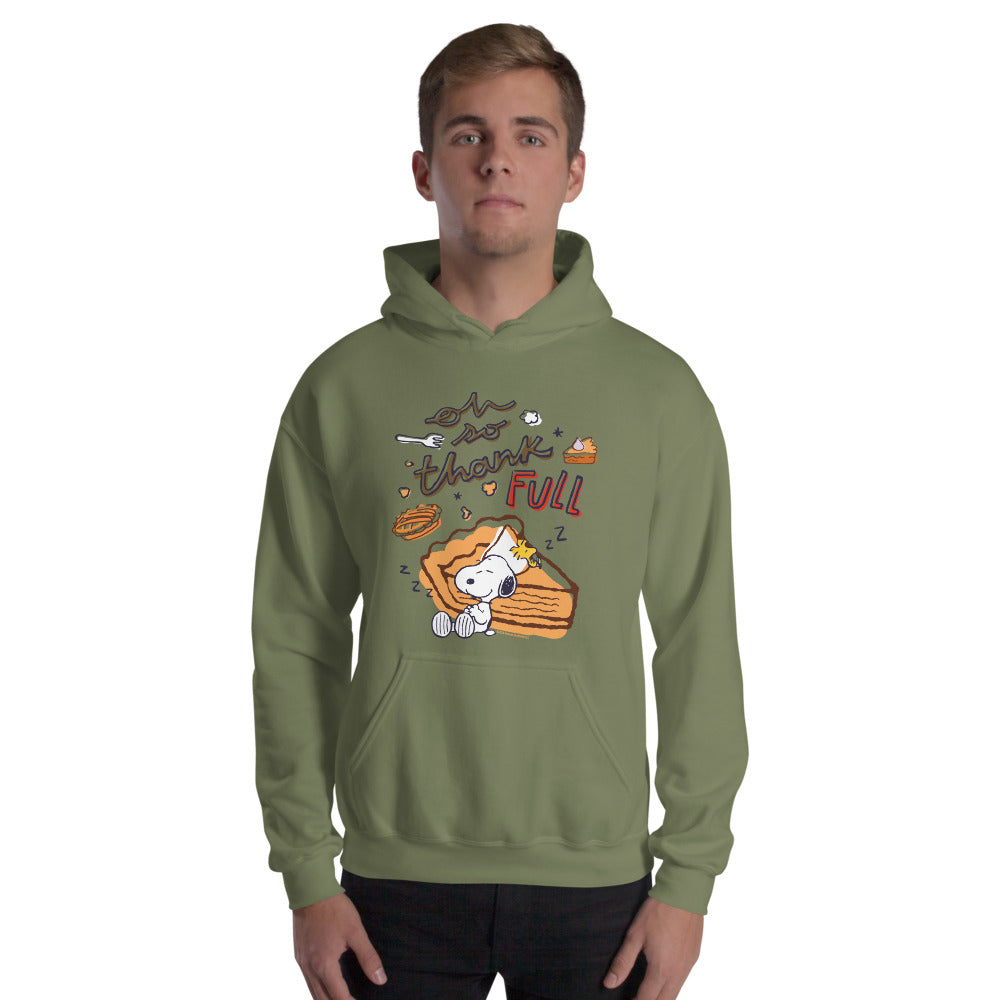 Peanuts Snoopy Oh So Thank FULL Unisex Hoodie