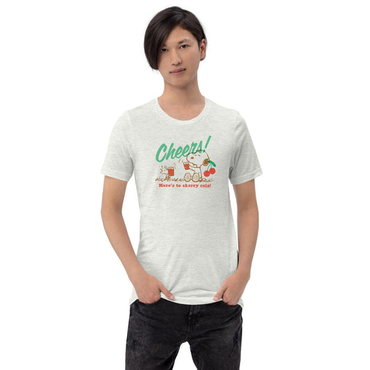 Peanuts Cheers T-Shirt Ash-2