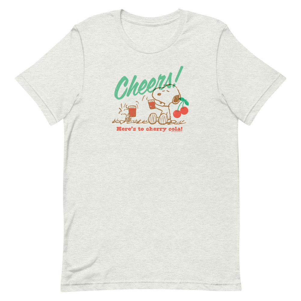 Peanuts Cheers T-Shirt Ash