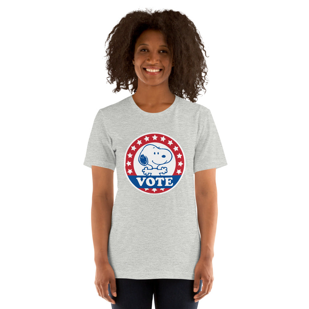 Peanuts Snoopy Vote Unisex T-Shirt
