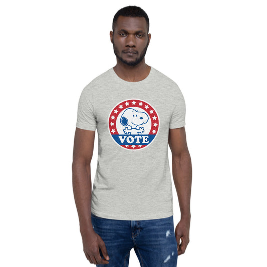 Peanuts Snoopy Vote Unisex T-Shirt-3