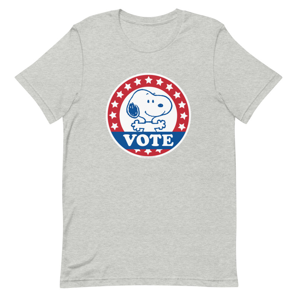 【VOTE MAKE NEW CLOTHES】PEANUTS T-SH&PINS Peanuts Snoopy Vote Unisex T-Shirt