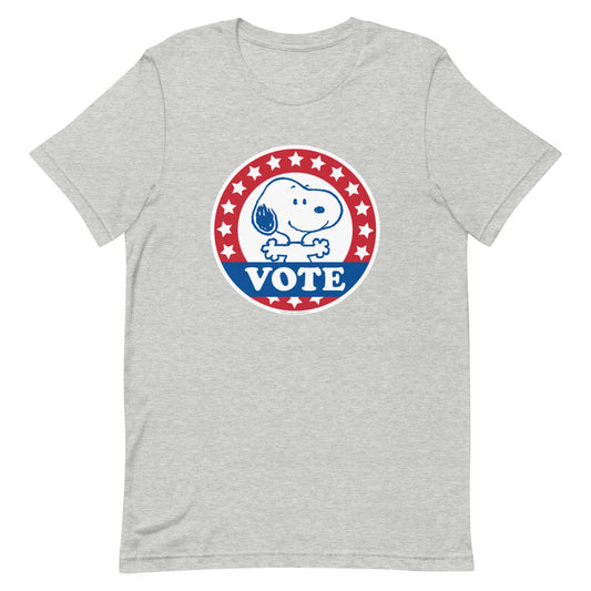 Peanuts Snoopy Vote Unisex T-Shirt-0