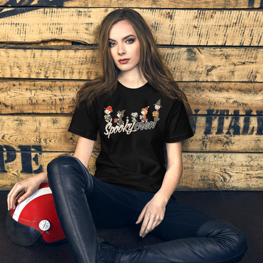 Peanuts Spooky Crew Adult T-Shirt-2