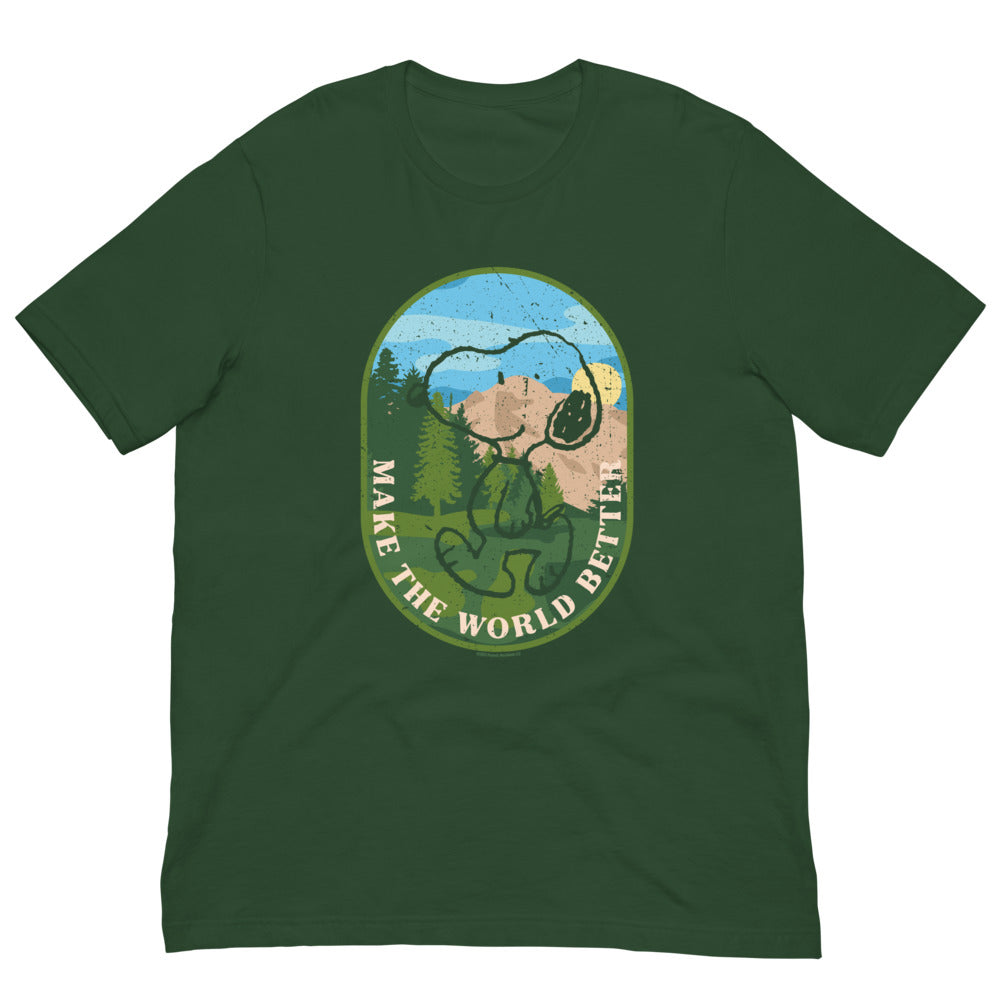 PEANUTS Mint Chocolate Lover Tシャツ M Peanuts Make The World Better Adult Short Sleeve T-Shirt